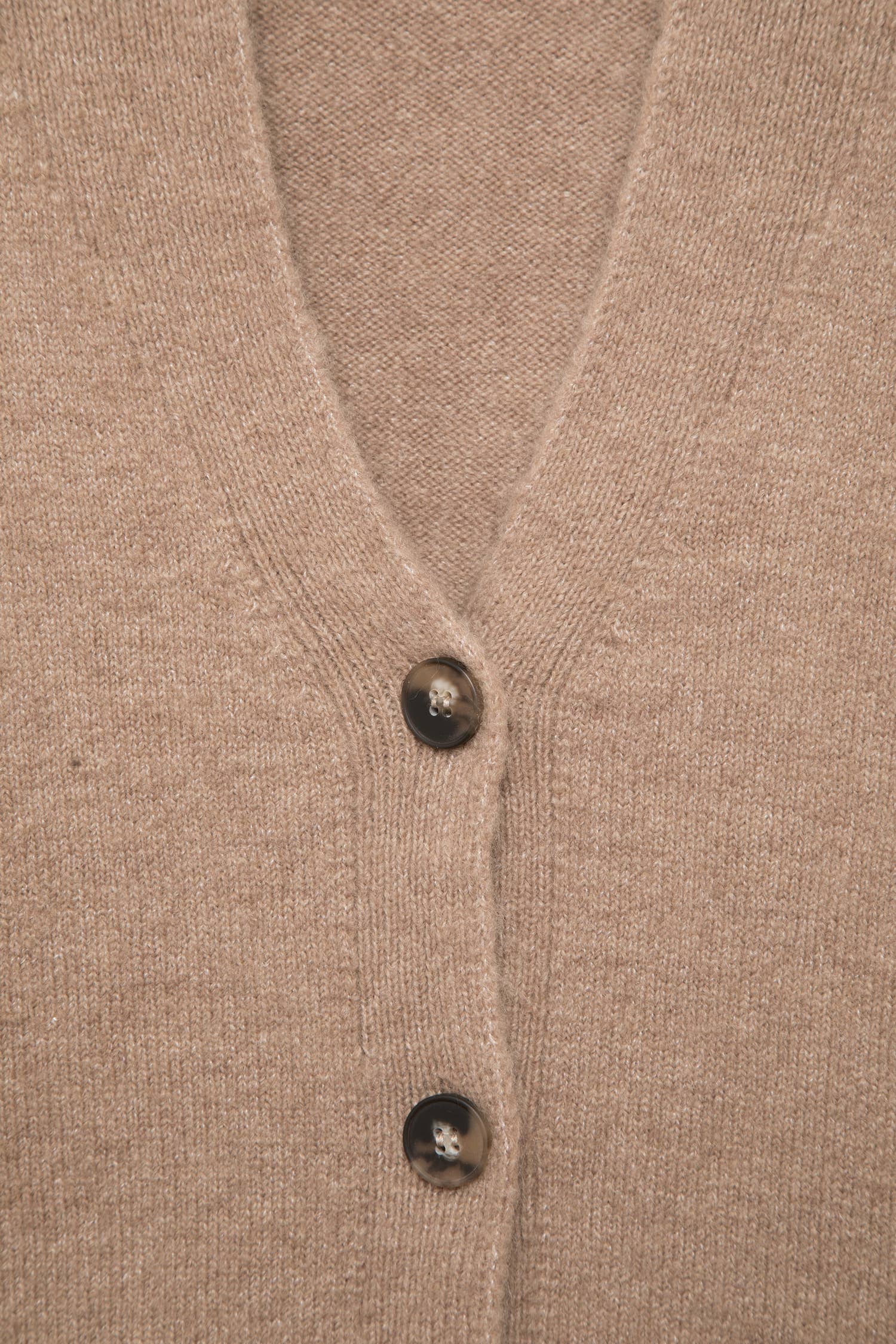 Cardigan in maglia con scollo a V