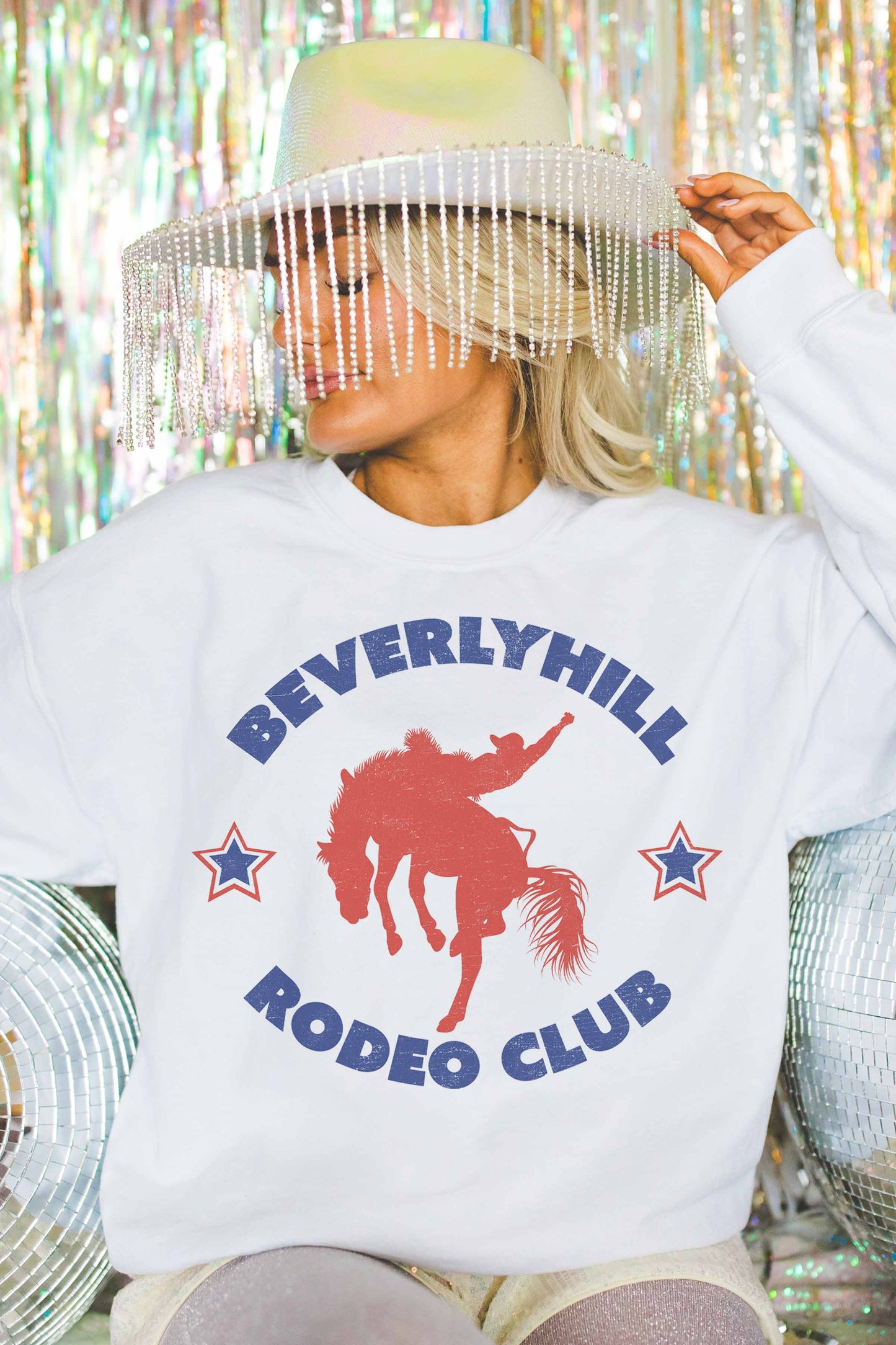 Felpa oversize Beverlyhill Rodeo Club