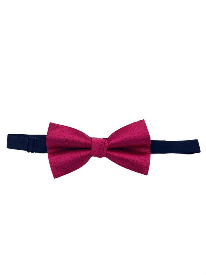 Set papillon e pochette premium fucsia