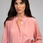 Camicia Saminy rosa in voile di cotone