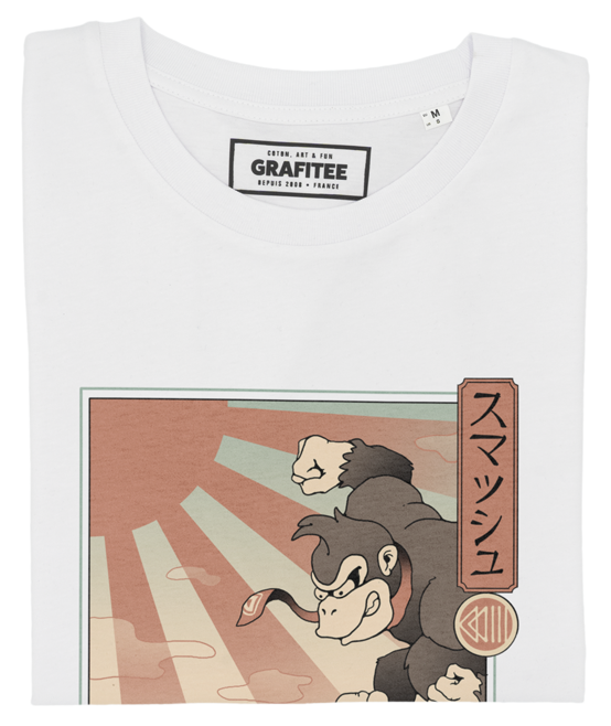 T-shirt Kaiju Smash con stampa giapponese