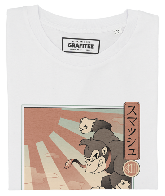 T-shirt Kaiju Smash con stampa giapponese