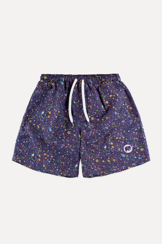 Costume da bagno uomo Dogtown in filato SEAQUAL® viola