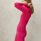 Dolcevita a costine in lana merino extrafine 3D