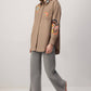 Camicia oversize con ricami