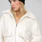 Giacca Candice in pelliccia sintetica con zip