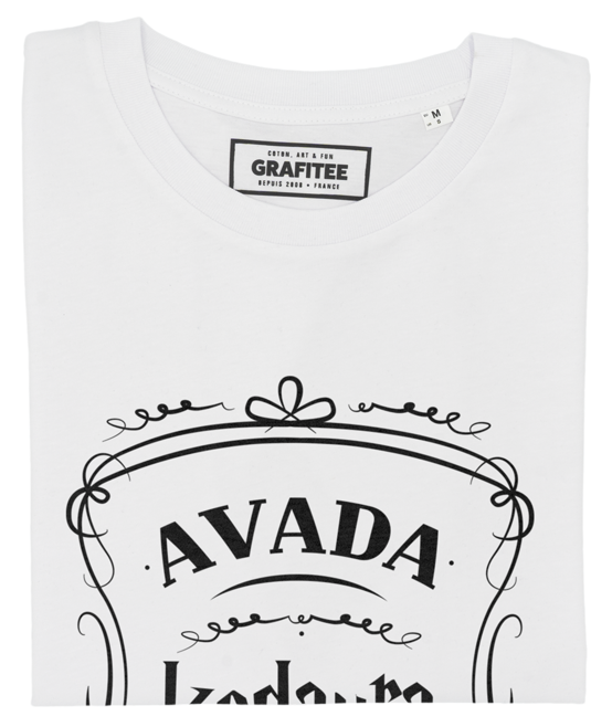 T-shirt unisex in cotone biologico con stampa Avada Kedavra
