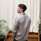 Camicia in lino Iseo marrone