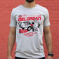 T-shirt Delorean con stampa ispirata al cinema