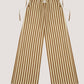 Pantaloni a righe a gamba larga