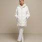 Gilet imbottito lungo con cappuccio da donna