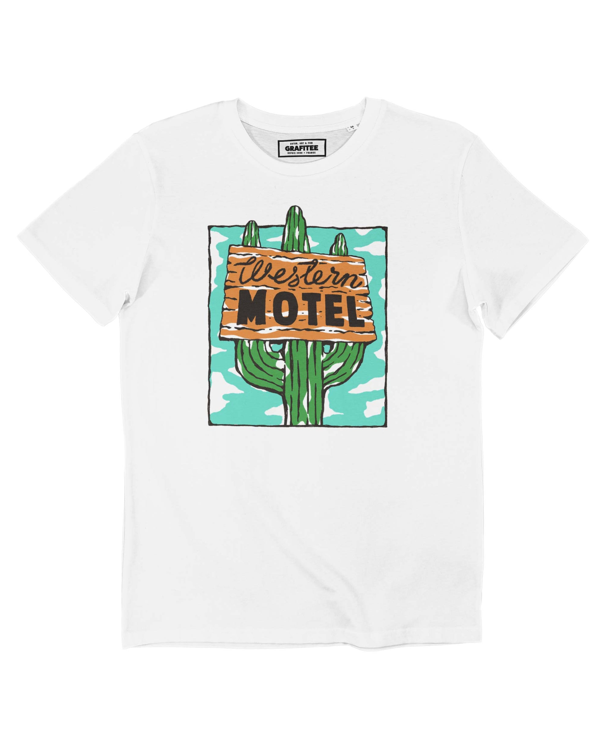 T-shirt Western Motel con grafica western