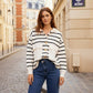 Cardigan Gilet Louna Beige Oversize con Cintura