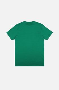 T-shirt Essential in Cotone Organico Verde Bosforo