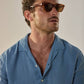 Camicia in lino Papete blu Charron