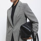 Blazer Principe di Galles Foderato