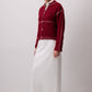 Cardigan a contrasto Rashed