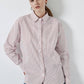 Camicia a righe rosse in viscosa