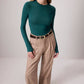 Body basic a maniche lunghe in jersey elasticizzato