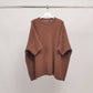 Maglione oversize in maglia soffice a maniche corte