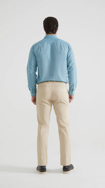 Camicia uomo comfort fit a fantasia facile da stirare