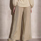 Pantaloni palazzo in lurex
