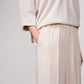Pantaloni ampi fluidi con vita elastica