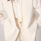 Gilet in misto lino con dettagli di perle