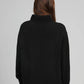 Maglione dolcevita nero morbido
