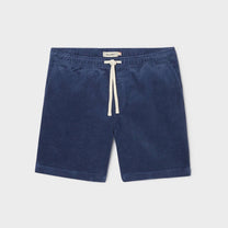 Pantaloncini in velluto blu navy Beach Horizon