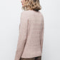 Maglione dolcevita a maglia strutturata