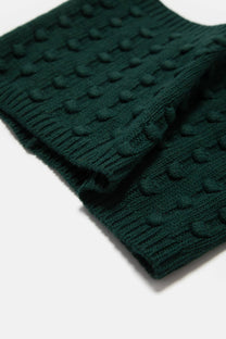 Scaldacollo strutturato in maglia