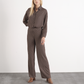 Pantaloni relaxed fit in viscosa stampata