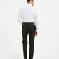 Camicia bianca slim fit con collo francese