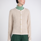Giacca in maglia bouclé con scollo tondo