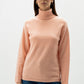 Maglione dolcevita in misto cashmere senza cuciture