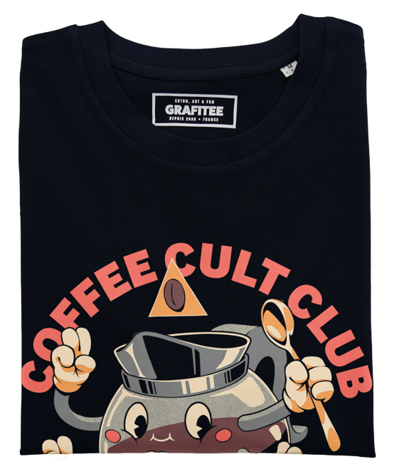 T-shirt Coffee Cult Club in cotone biologico