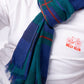 Foulard uomo in 100% lana a quadri Tanguy