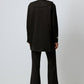 Camicia oversize con cuciture a contrasto e maxi tasche
