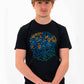 T-shirt Starry Night con grafica artistica