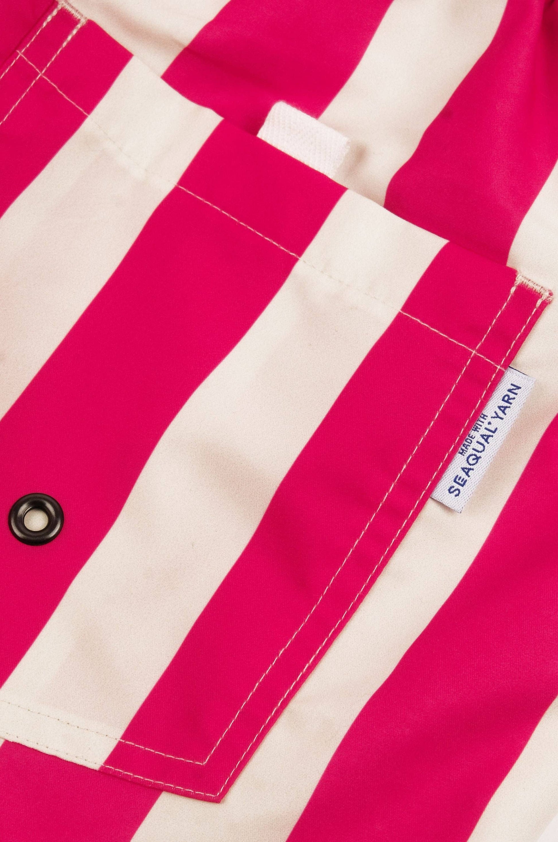Costume da bagno Beach Club SEAQUAL® a righe fucsia