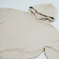 Felpa oversize con cappuccio No Bad Days Club beige