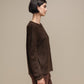 Maglione girocollo in maglia morbida da donna
