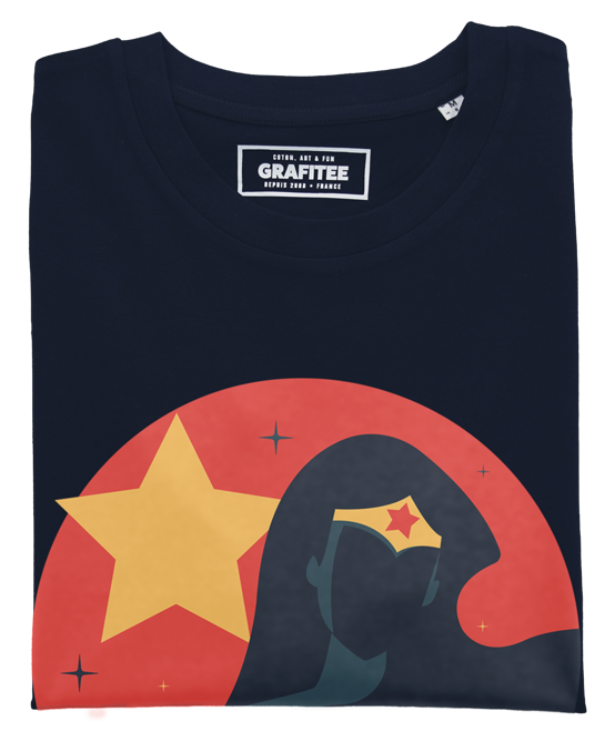 T-shirt Wonder Woman con grafica a cerchio