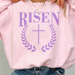 Felpa oversize grafica “He Is Risen”