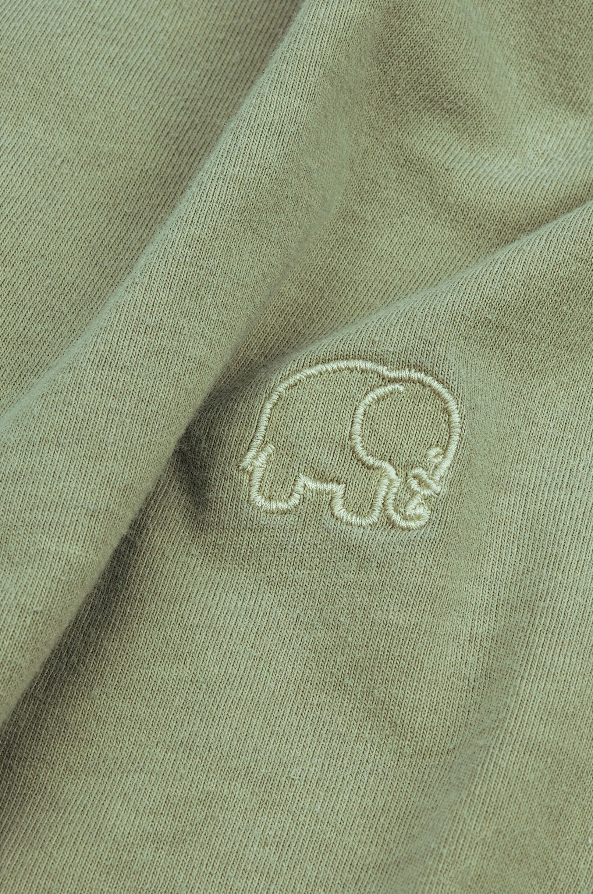 T-shirt oversize pesante Essential pigment verde reseda