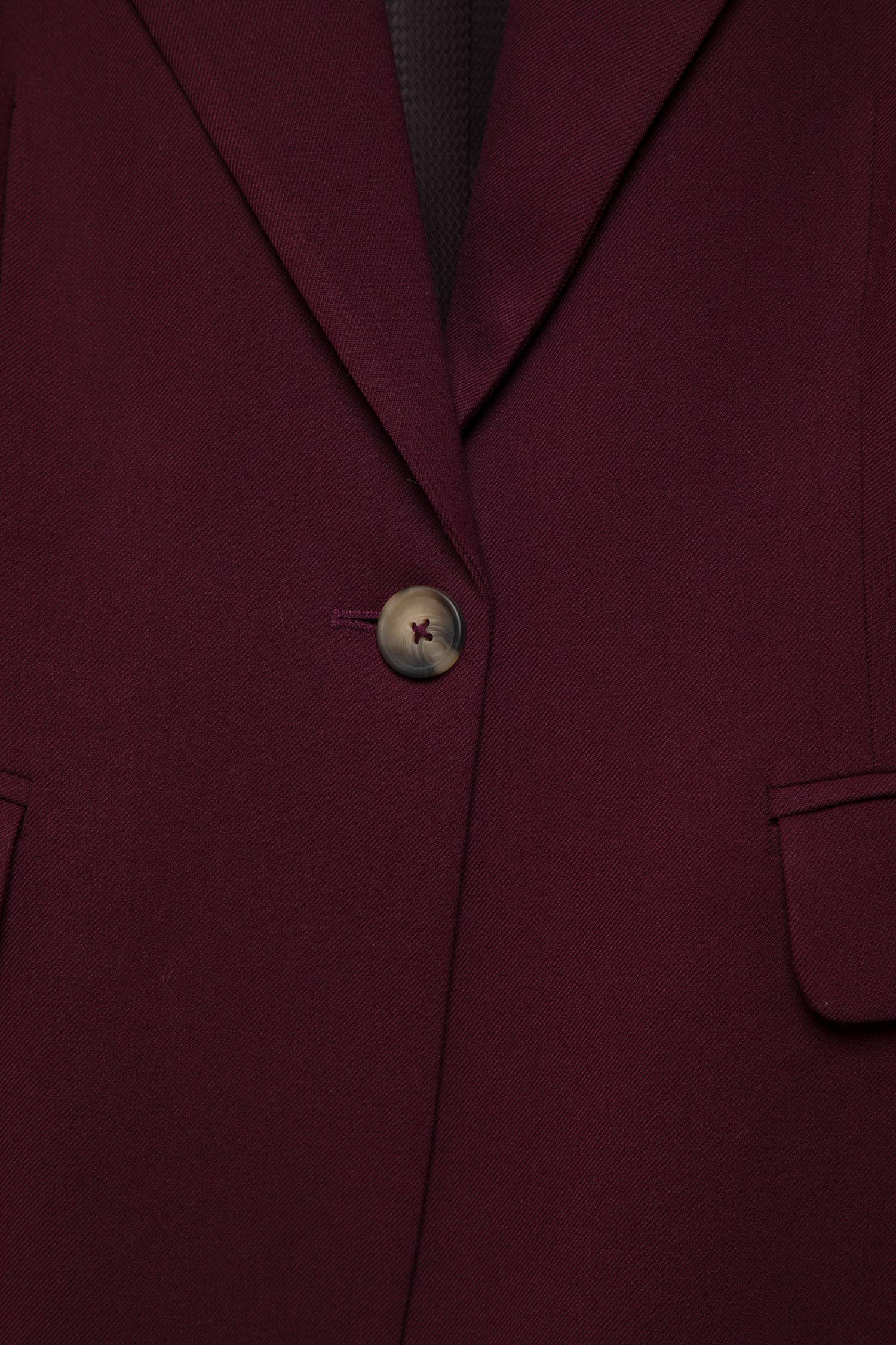 Blazer monopetto bordeaux da donna