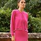 Giacca cardigan in pizzo di cotone