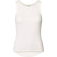 Top in cotone biologico con dettagli in pizzo