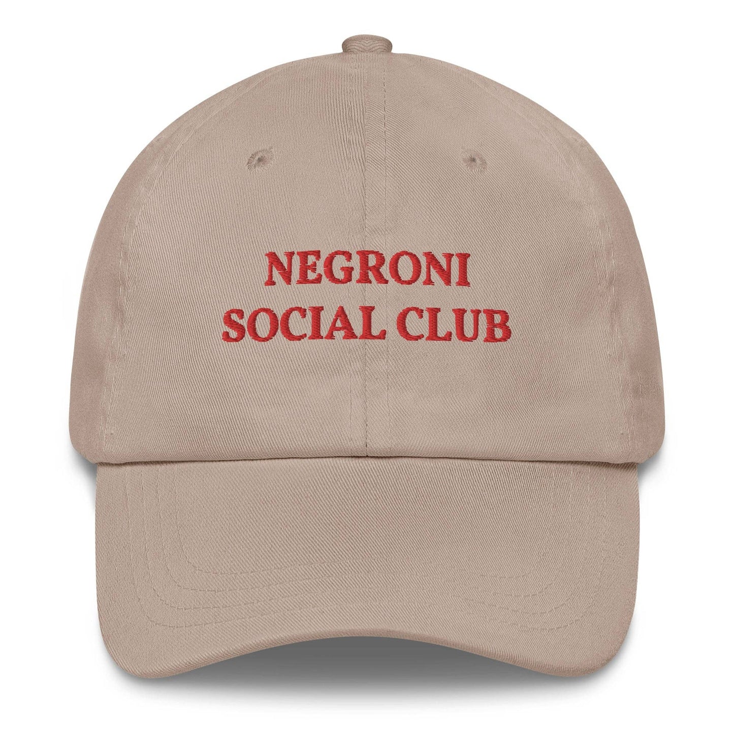 Cappellino da baseball ricamato Negroni Social Club